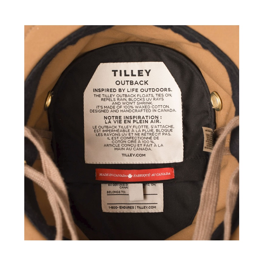 Βαμβακερό Καπέλο Fedora Waxed Rugged Hat (Khaki) της Tilley SRS78585 trazeras|SRS78585