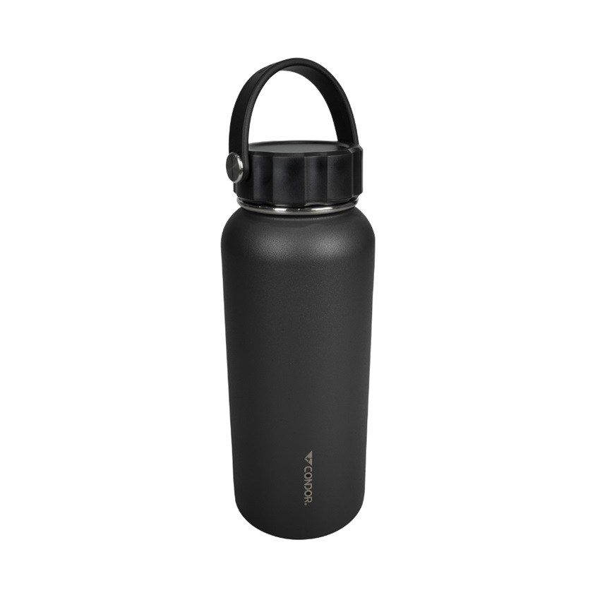 Θερμικό Μπουκάλι Θερμός με Διπλό Τοίχωμα 950ml (Black) της Condor SRS78626 trazeras|SRS78626