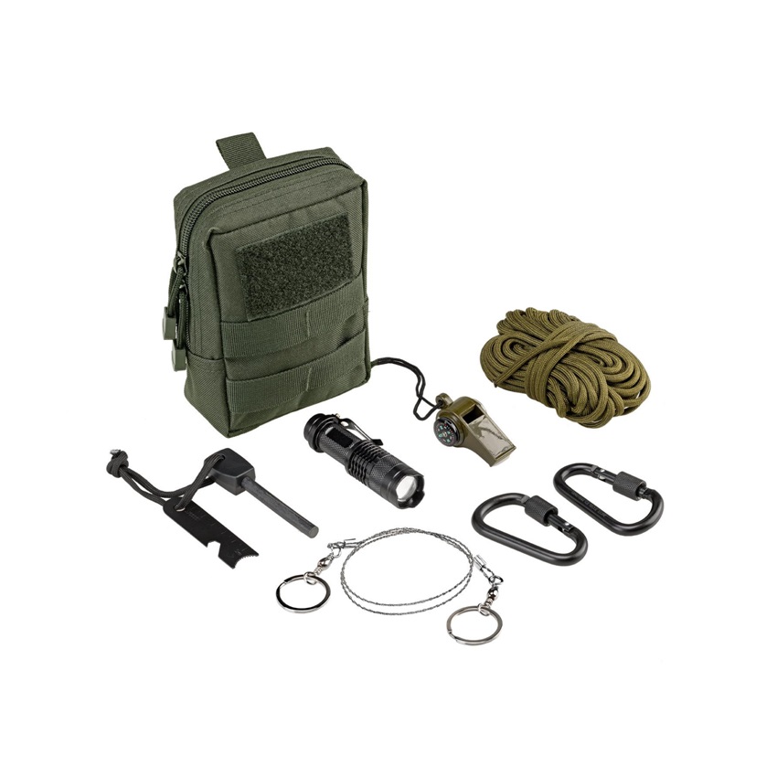 Θήκη / Κιτ Επιβίωσης Survival Kit Pouch (OD Green) της Defcon5 DEF78909 trazeras|DEF78909