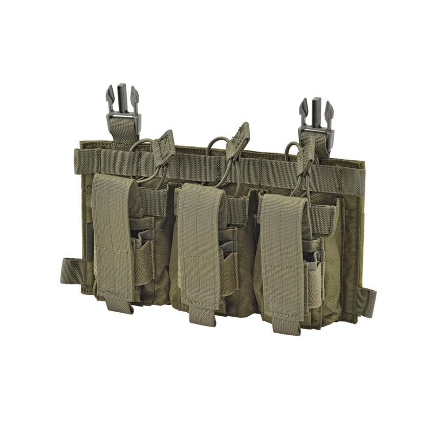 Υδατοαπωθητική Τριπλή Θήκη Γεμιστήρων Thunder Magazines Panel (OD Green) της Defcon5 DEF78927 trazeras|DEF78927