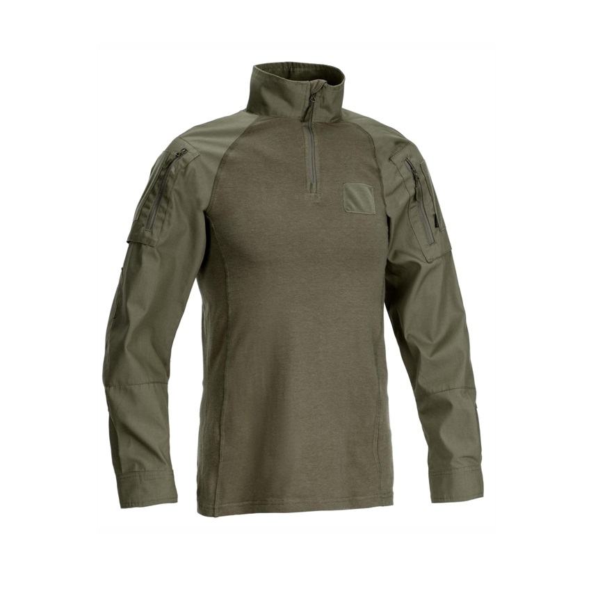 Μακρυμάνικη Επιχειρησιακή Μπλούζα με Προστασία Μανικιών Combat Shirt with Protection Full Sleeves (OD Green) της Defcon5 DEF79106 trazeras|DEF79106