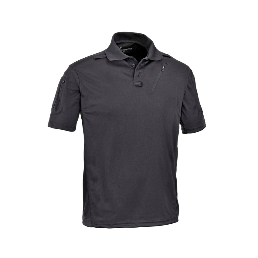 Επιχειρησιακό Κοντομάνικο Polo με Τσέπες Advanced (Black) της Defcon5 DEF79107 trazeras|DEF79107