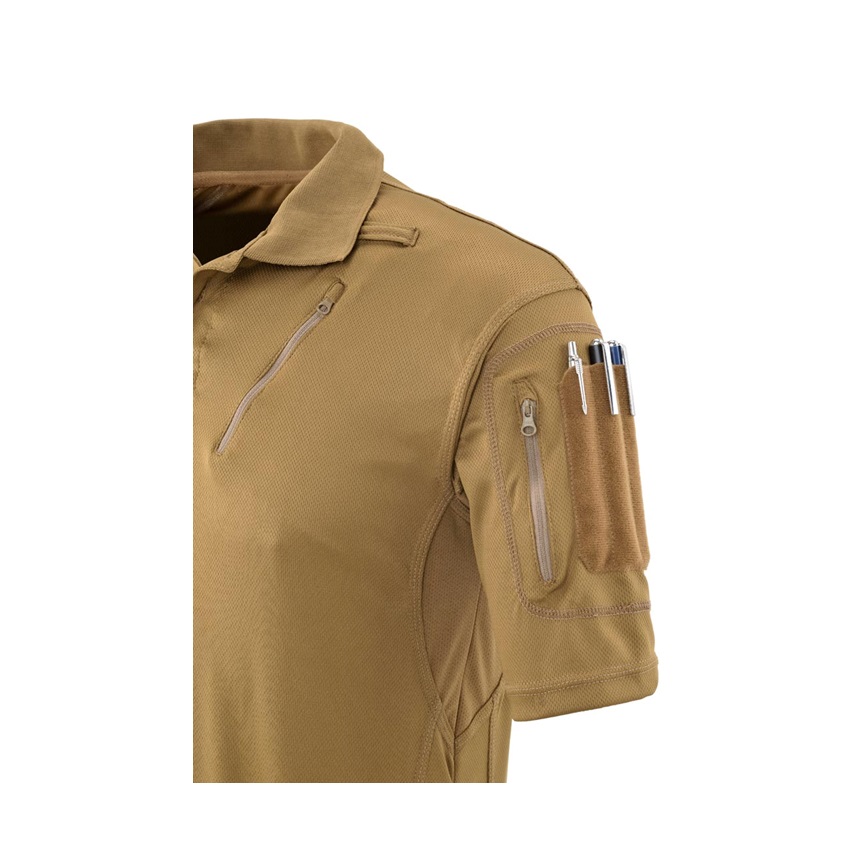 Επιχειρησιακό Κοντομάνικο Polo με Τσέπες Advanced (Black) της Defcon5 DEF79107 trazeras|DEF79107