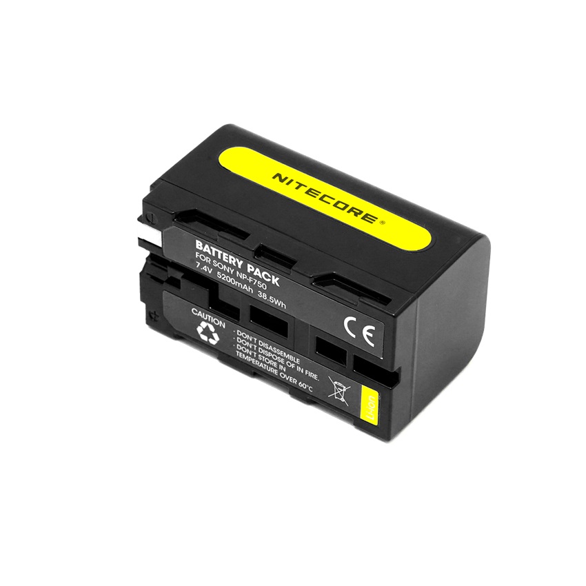 Επαναφορτιζόμενη Μπαταρία για Sony NP-F750 5200mAh της Nitecore VAS79288 trazeras|VAS79288