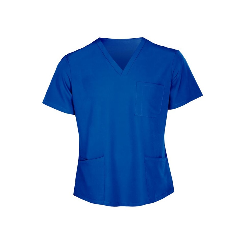 Ιατρική Κοντομάνικη Ελαστική Μπλούζα Workwear Medical (Navy) της Fageo FAG79510 trazeras|FAG79510