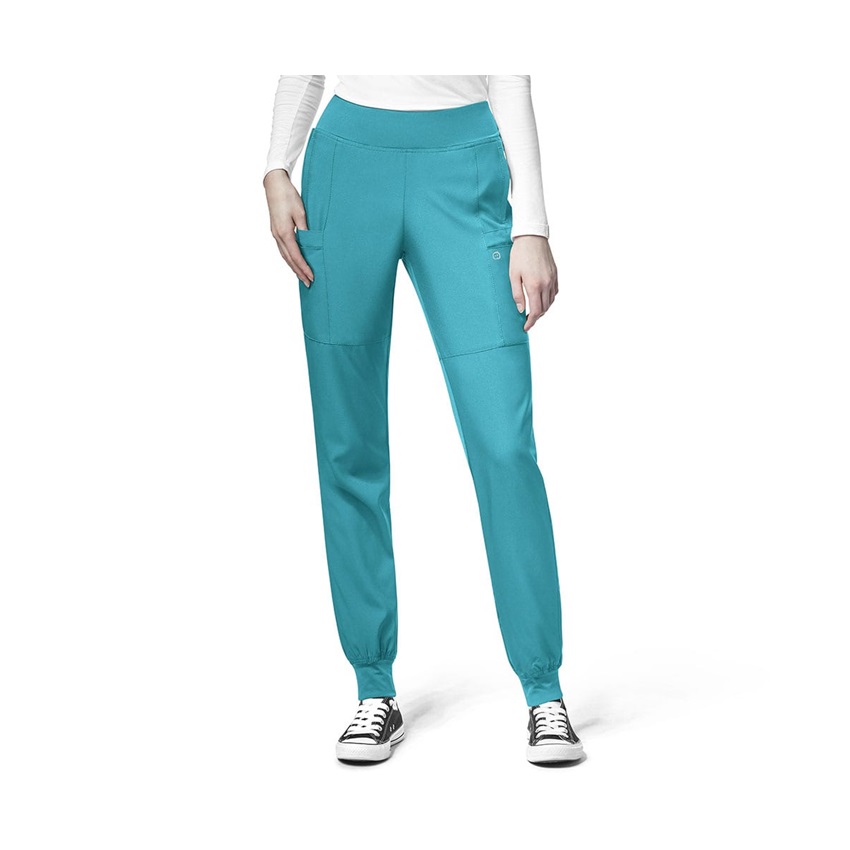 Γυναικείο Ιατρικό Παντελόνι W123 Comfort Waist Jogger (Teal Blue) της WonderWink ADH79548 trazeras|ADH79548