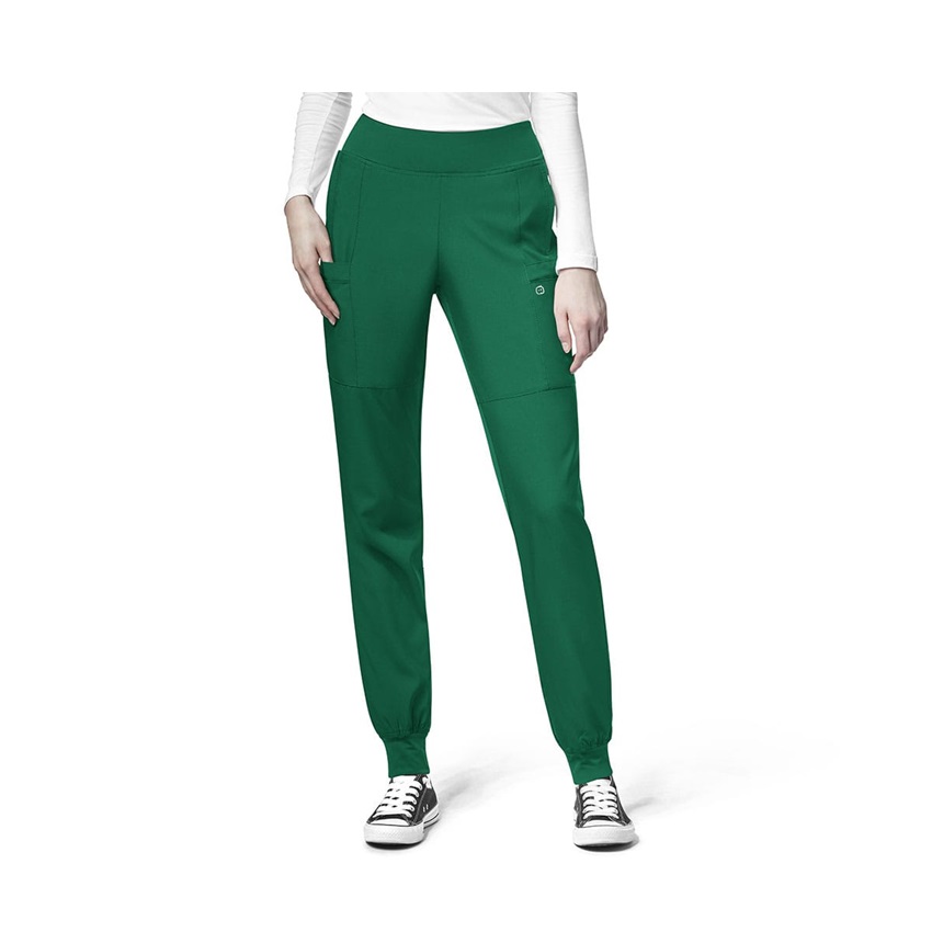 Γυναικείο Ιατρικό Παντελόνι W123 Comfort Waist Jogger (Hunter Green) της WonderWink ADH79554 trazeras|ADH79554
