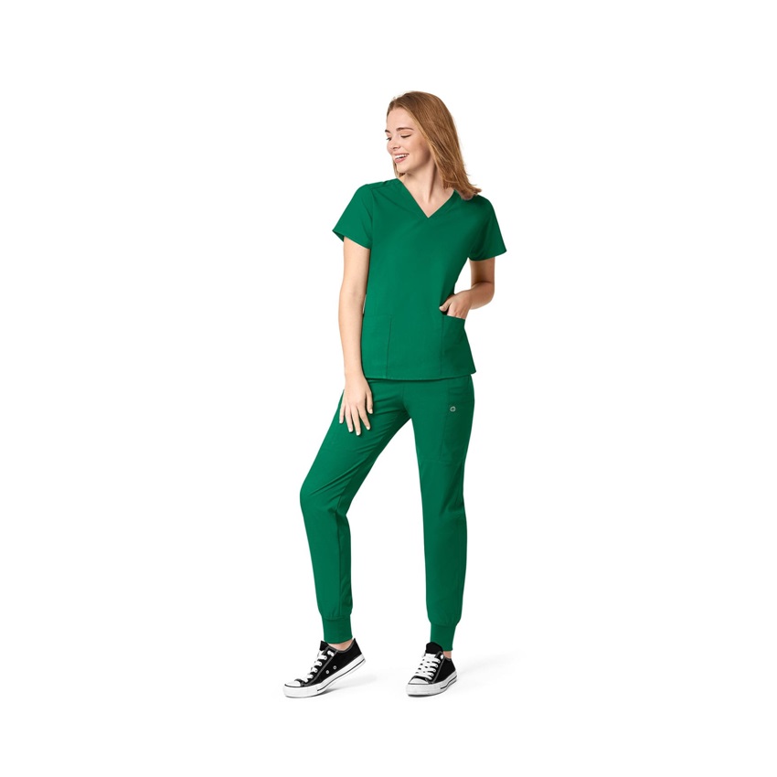 Γυναικείο Ιατρικό Παντελόνι W123 Comfort Waist Jogger (Hunter Green) της WonderWink ADH79554 trazeras|ADH79554