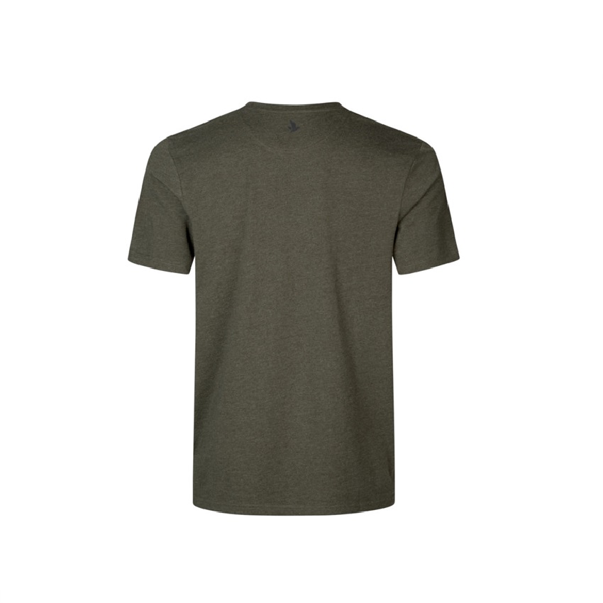 Κοντομάνικη Μπλούζα Κυνηγετική T-Shirt Night Fever (Pine Green Melange) της Seeland LAM71014 trazeras|LAM71014