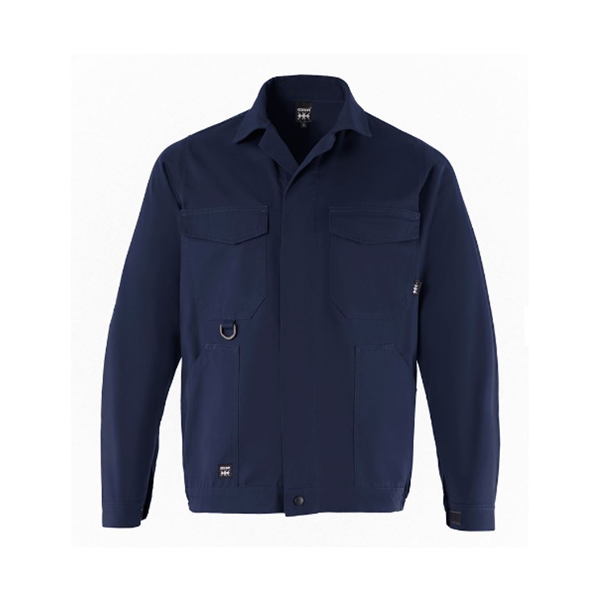 Βαμβακερό Τζάκετ Εργασίας Classic Jacket (Blue) της Axon Workwear AXN79650 trazeras|AXN79650