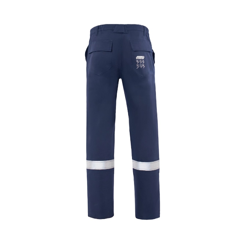 Βραδυφλεγές Παντελόνι Multi-Pro Trousers (Blue) της Axon Workwear AXN79681 trazeras|AXN79681