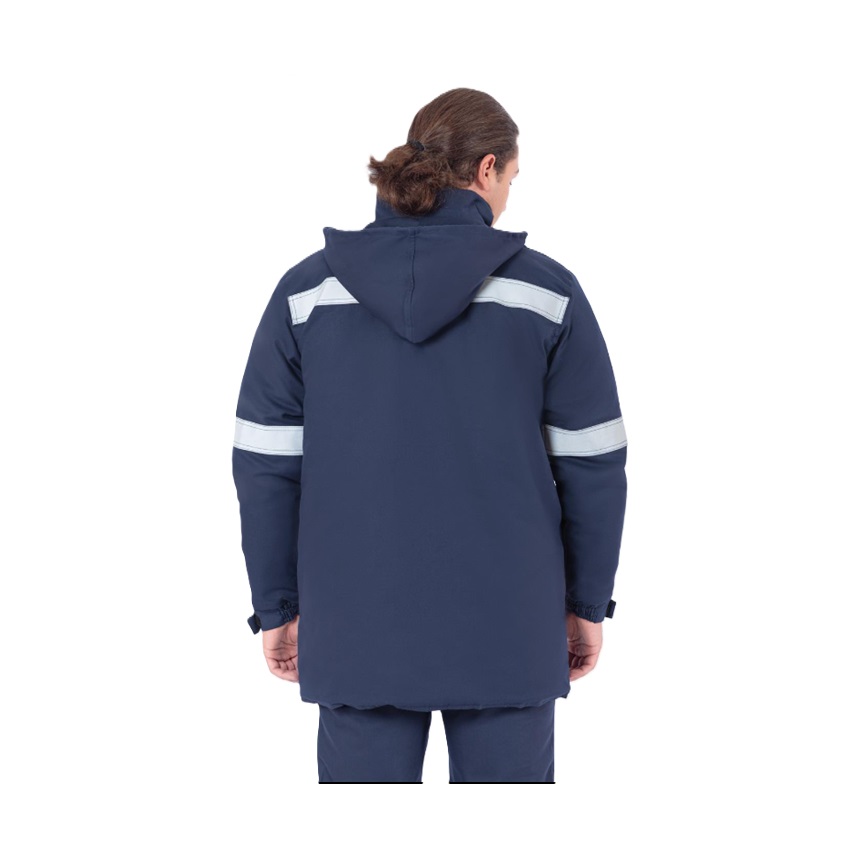 Βραδυφλεγές Χειμερινό Τζάκετ Multi-Pro Winter Jacket (Blue) της Axon Workwear AXN79683 trazeras|AXN79683