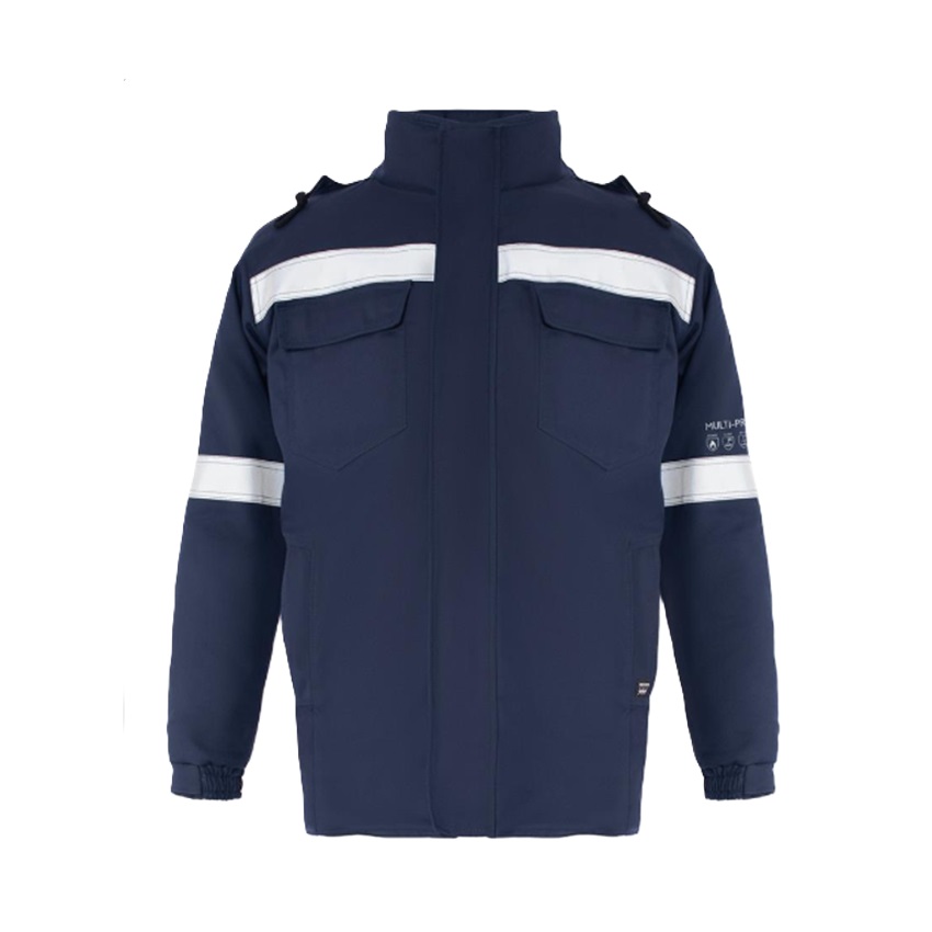Βραδυφλεγές Χειμερινό Τζάκετ Multi-Pro Winter Jacket (Blue) της Axon Workwear AXN79683 trazeras|AXN79683