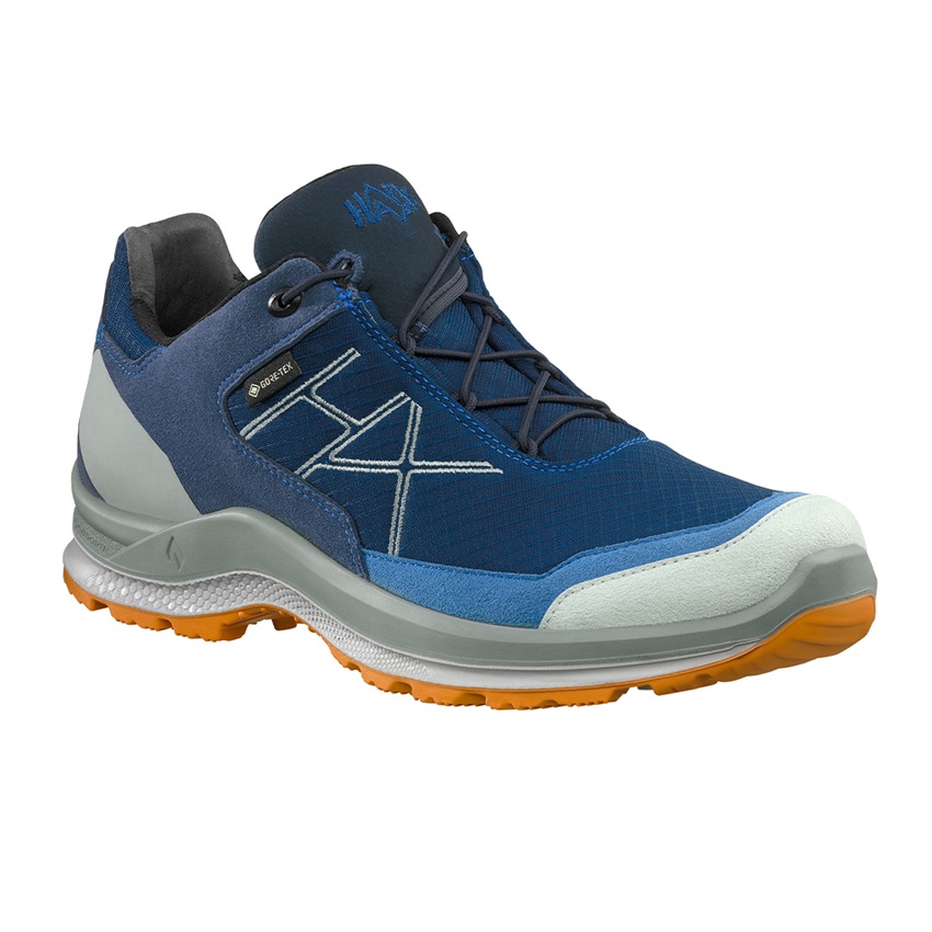 Αδιάβροχα Παπούτσια Πεζοπορίας Black Eagle Adventure 3.0 GTX Low (Blue / Orange) της Haix HAI80056 trazeras|HAI80056