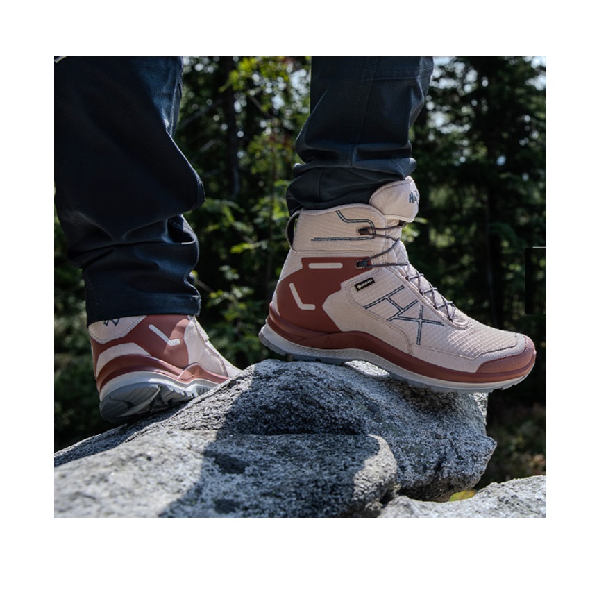 Αδιάβροχα Μποτάκια Πεζοπορίας Black Eagle Adventure 3.0 GTX Mid (Beige / Brown) της Haix HAI80057 trazeras|HAI80057