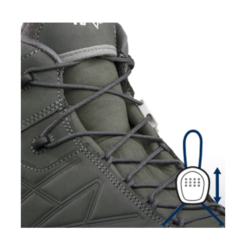 Μποτάκια Πεζοπορίας Connexis Force Air Mid (Grey) της Haix HAI80059 trazeras|HAI80059
