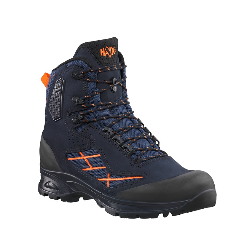 Αδιάβροχα Μποτάκια Πεζοπορίας Scout 3.0 GTX High (Navy / Orange) της Haix HAI80063 trazeras|HAI80063
