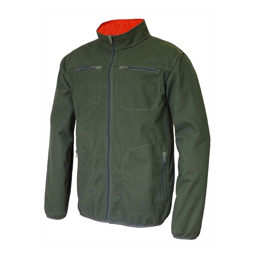 Αδιάβροχη Ζακέτα Fleece Διπλής Όψης Mod.216 (Orange - Khaki) της Benisport GOR80102 trazeras|GOR80102