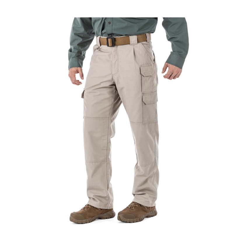 Βαμβακερό Παντελόνι χωρίς Στρίφωμα Cotton Canvas Pant (Khaki) της 5.11 Tactical FIV80167 trazeras|FIV80167