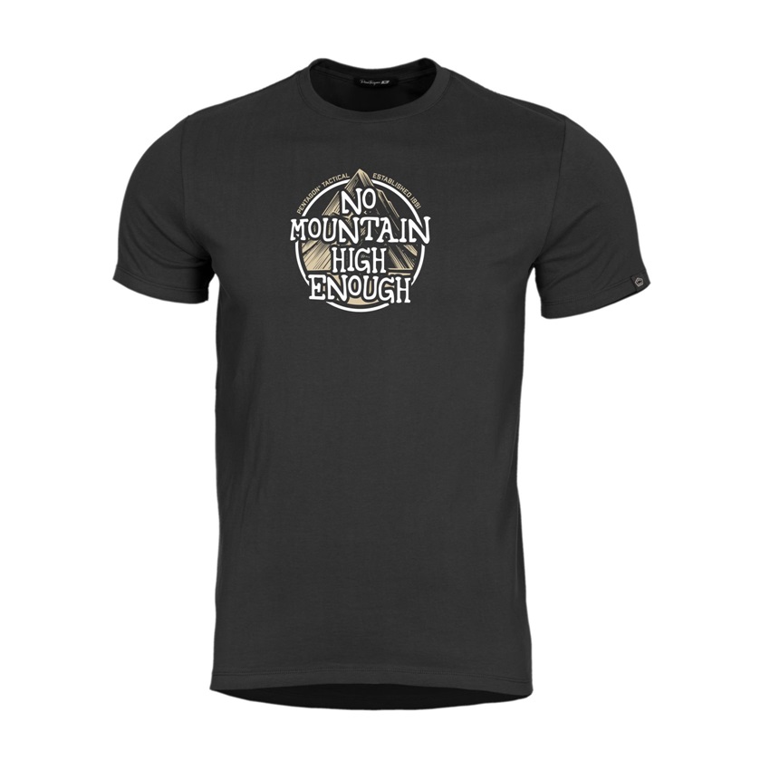 Κοντομάνικη Μπλούζα T-Shirt Ageron No Mountain High Enough (Black) της Pentagon PEN80194 trazeras|PEN80194