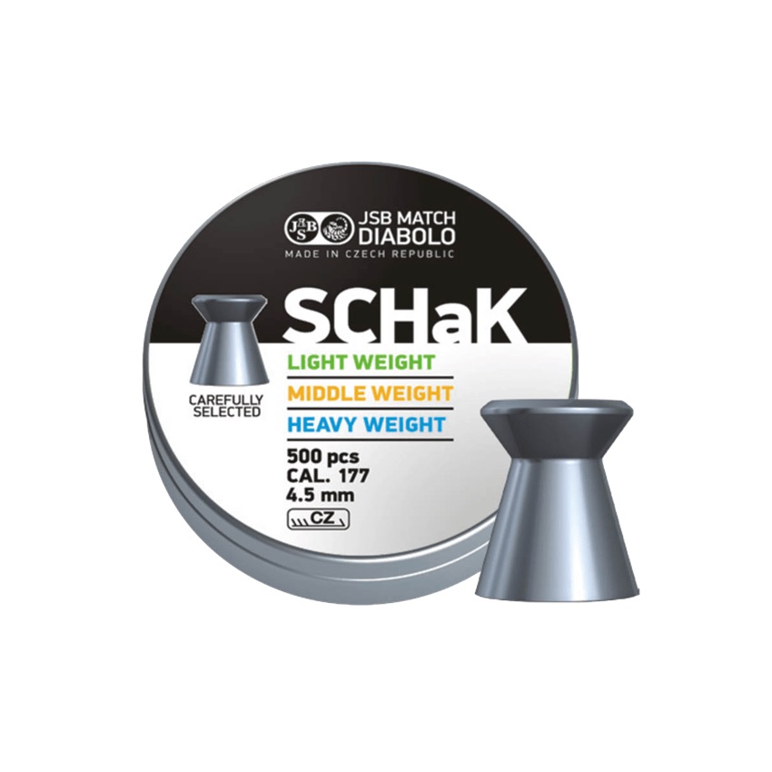 Βλήματα SCHak 4,5mm./500τμχ. της JSB VAS80250 trazeras|VAS80250