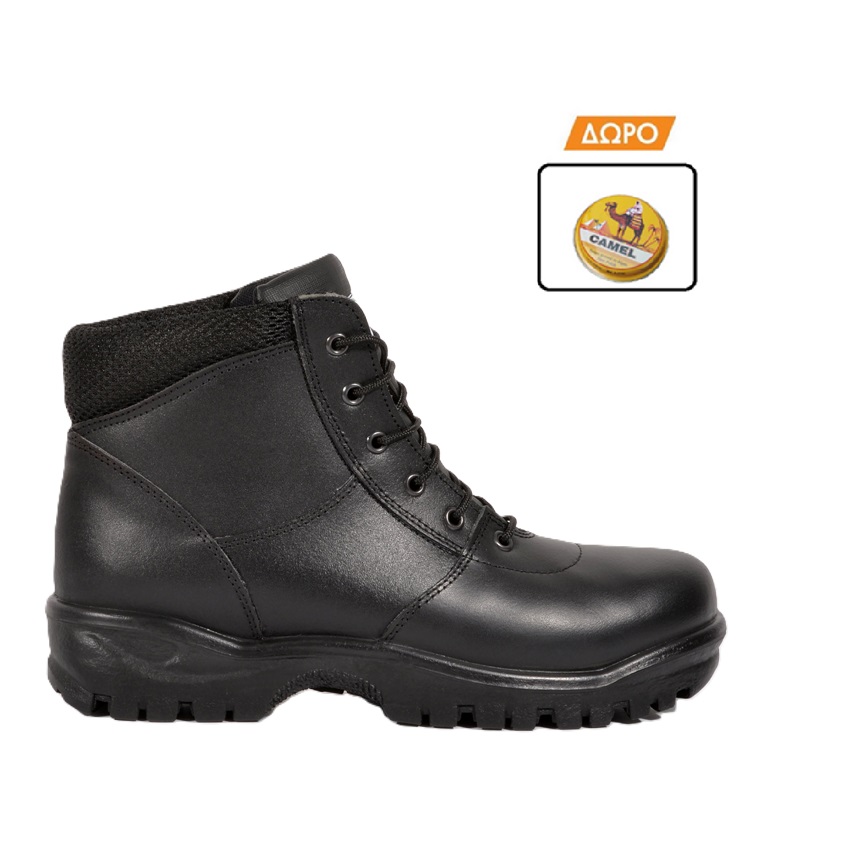 Ημιάρβυλο Δερμάτινo Mod.410 Mid 6'' (Black) της Aeropelma Duetto AER0956 trazeras|ARM0956