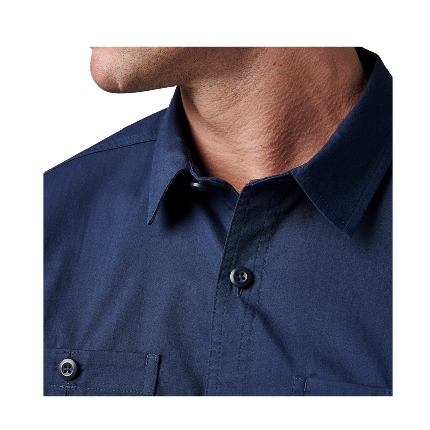 Πουκάμισο Κοντομάνικο Landen Work Shirt (Black) της 5.11 Tactical FIV80283 trazeras|FIV80283