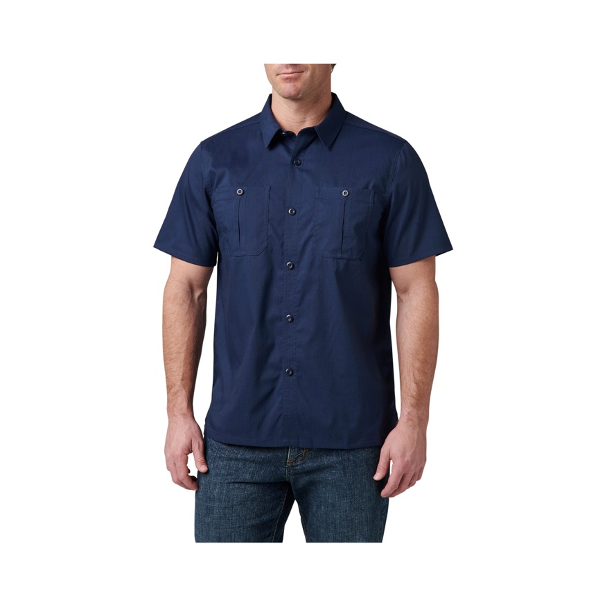 Πουκάμισο Κοντομάνικο Landen Work Shirt (Pacific Navy) της 5.11 Tactical FIV80284 trazeras|FIV80284