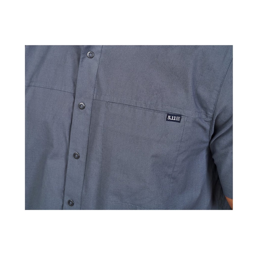 Πουκάμισο Κοντομάνικο Wyatt Short Sleeve Shirt (Sage Green) της 5.11 Tactical FIV80285 trazeras|FIV80285