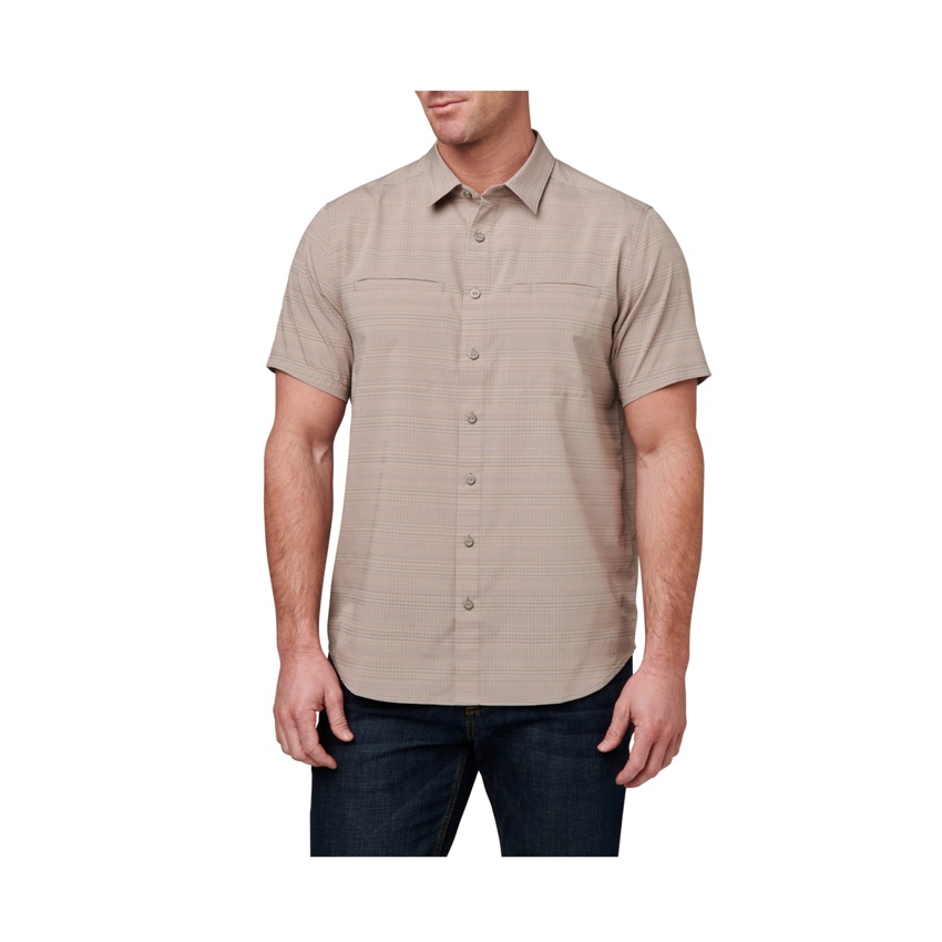 Πουκάμισο Κοντομάνικο Ellis Short Sleeve Shirt (Titan Grey) της 5.11 Tactical FIV80287 trazeras|FIV80287
