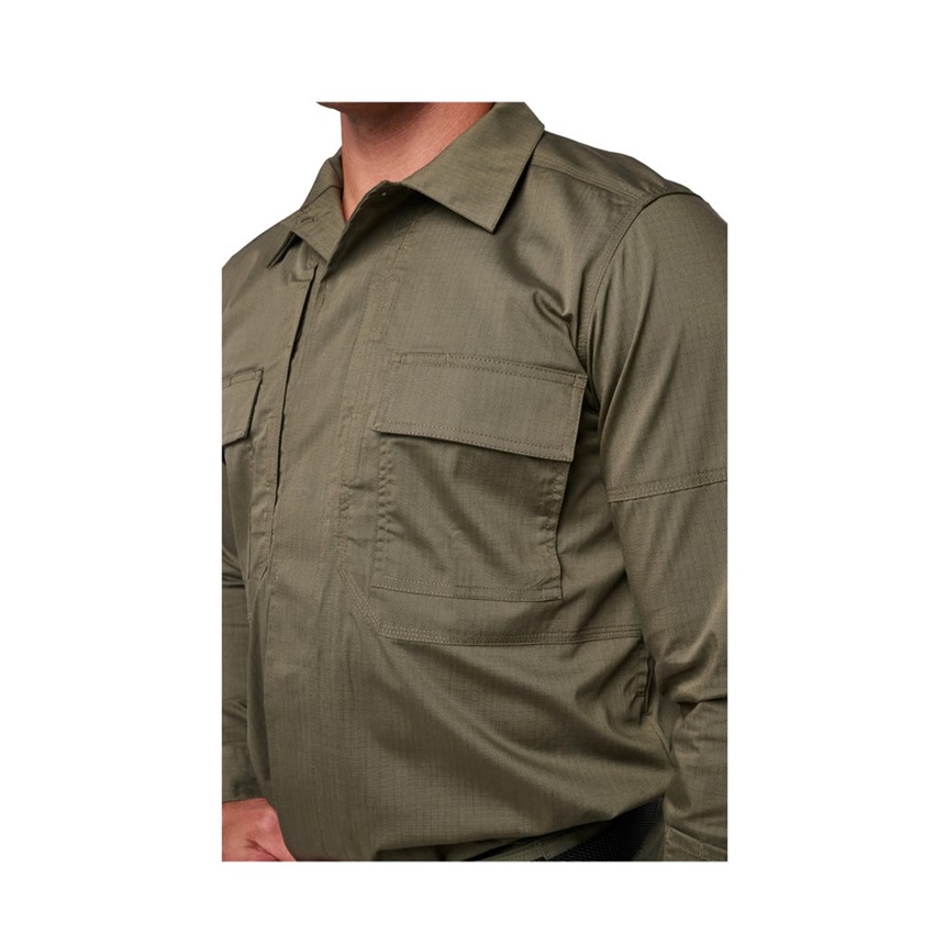 Πουκάμισο Μακρυμάνικο Flex-Tac TDU Ripstop Long Sleeve Shirt (Storm) της 5.11 Tactical FIV80295 trazeras|FIV80295