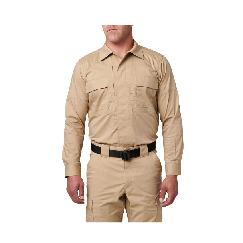 Πουκάμισο Μακρυμάνικο Flex-Tac TDU Ripstop Long Sleeve Shirt (TDU Khaki) της 5.11 Tactical FIV80296 trazeras|FIV80296