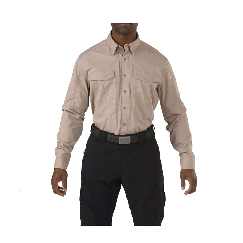 Πουκάμισο Μακρυμάνικο Stryke Long Sleeve Shirt (Khaki) της 5.11 Tactical FIV80315 trazeras|FIV80315