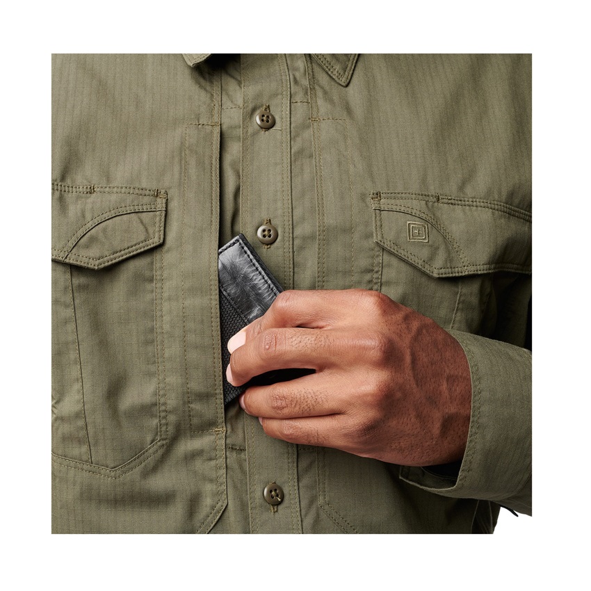 Πουκάμισο Μακρυμάνικο Stryke Long Sleeve Shirt (Black) της 5.11 Tactical FIV80314 trazeras|FIV80314