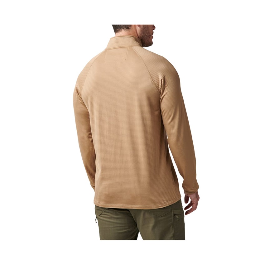 Μπλούζα Μακρυμάνικη με Φερμουάρ Stratos 1/4 Zip (Coyote) της 5.11 Tactical FIV80349 trazeras|FIV80349