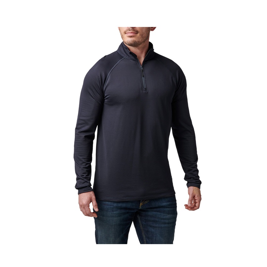 Μπλούζα Μακρυμάνικη με Φερμουάρ Stratos 1/4 Zip (Dark Navy) της 5.11 Tactical FIV80352 trazeras|FIV80352
