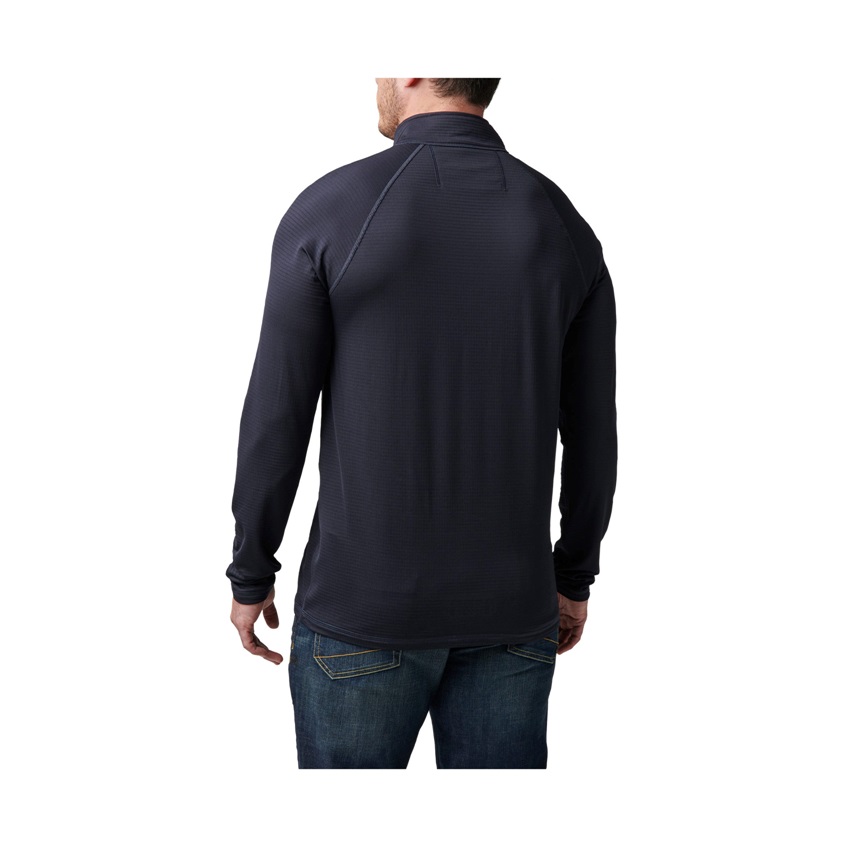 Μπλούζα Μακρυμάνικη με Φερμουάρ Stratos 1/4 Zip (Dark Navy) της 5.11 Tactical FIV80352 trazeras|FIV80352