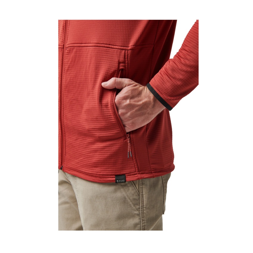 Ζακέτα Full Zip Stratos (Blue Mussel) της 5.11 Tactical FIV80356 trazeras|FIV80356