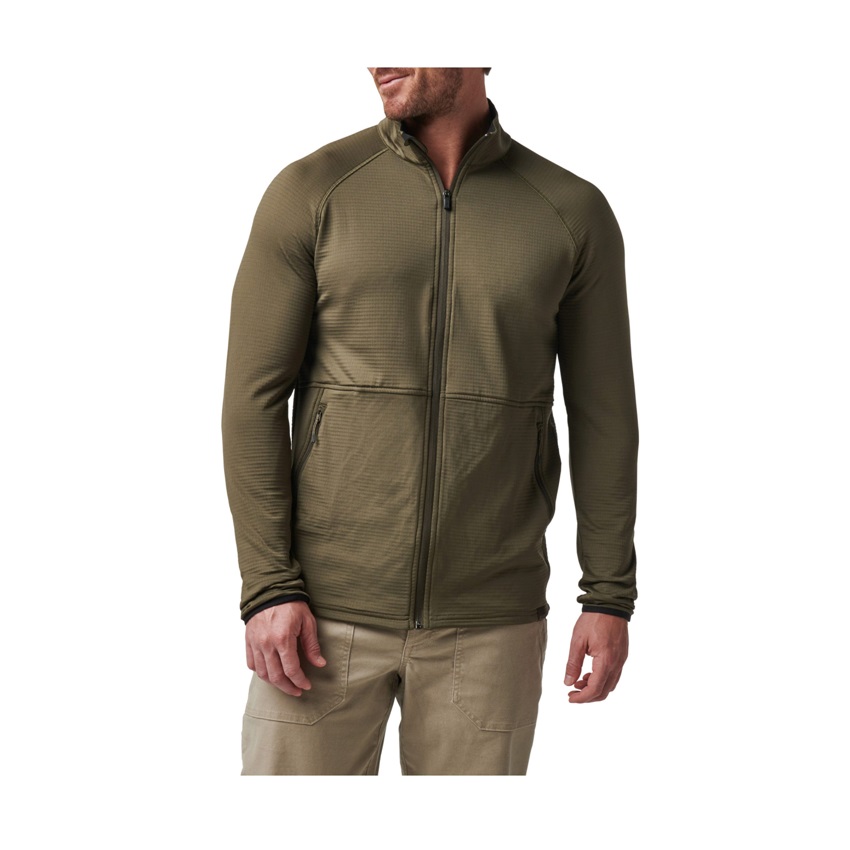 Ζακέτα Full Zip Stratos (Ranger Green) της 5.11 Tactical FIV80355 trazeras|FIV80355