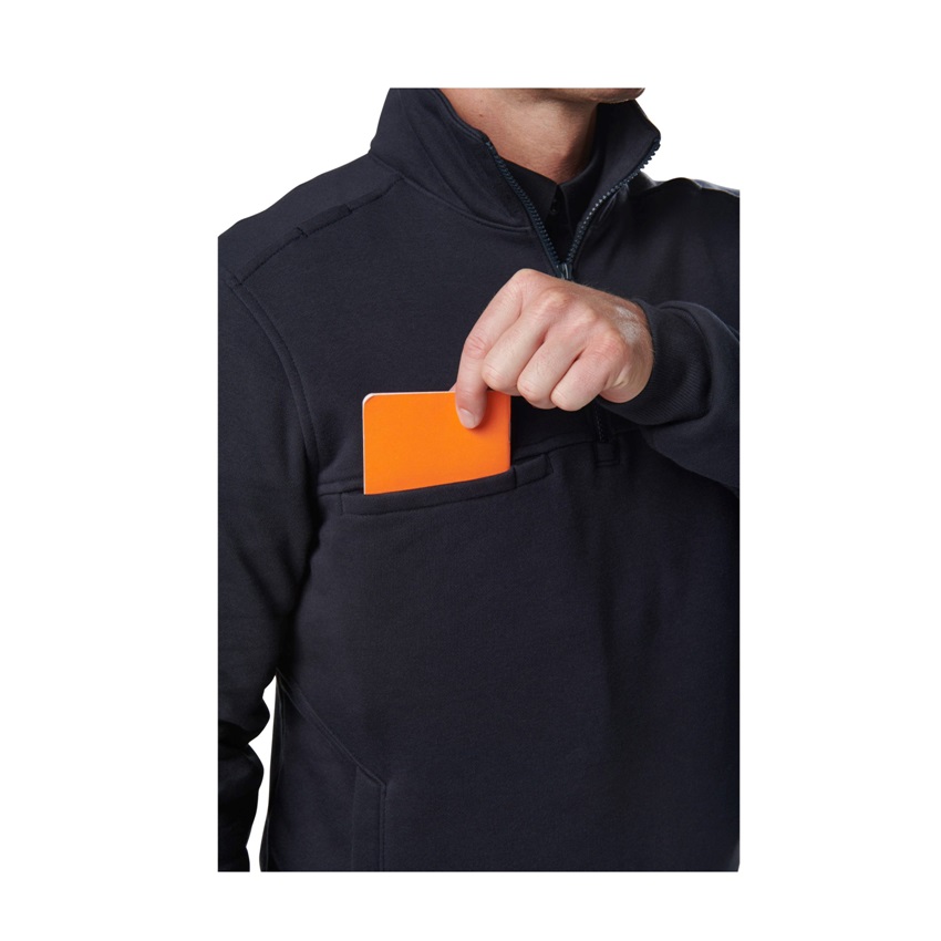 Μπλούζα Μακρυμάνικη με Φερμουάρ Job Shirt 1/4 Zip 2.0 (Fire Navy) της 5.11 Tactical FIV80360 trazeras|FIV80360