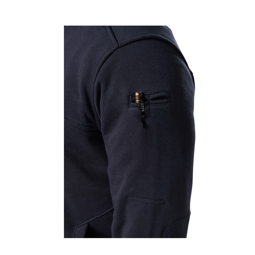Μπλούζα Μακρυμάνικη με Φερμουάρ Job Shirt 1/4 Zip 2.0 (Fire Navy) της 5.11 Tactical FIV80360 trazeras|FIV80360