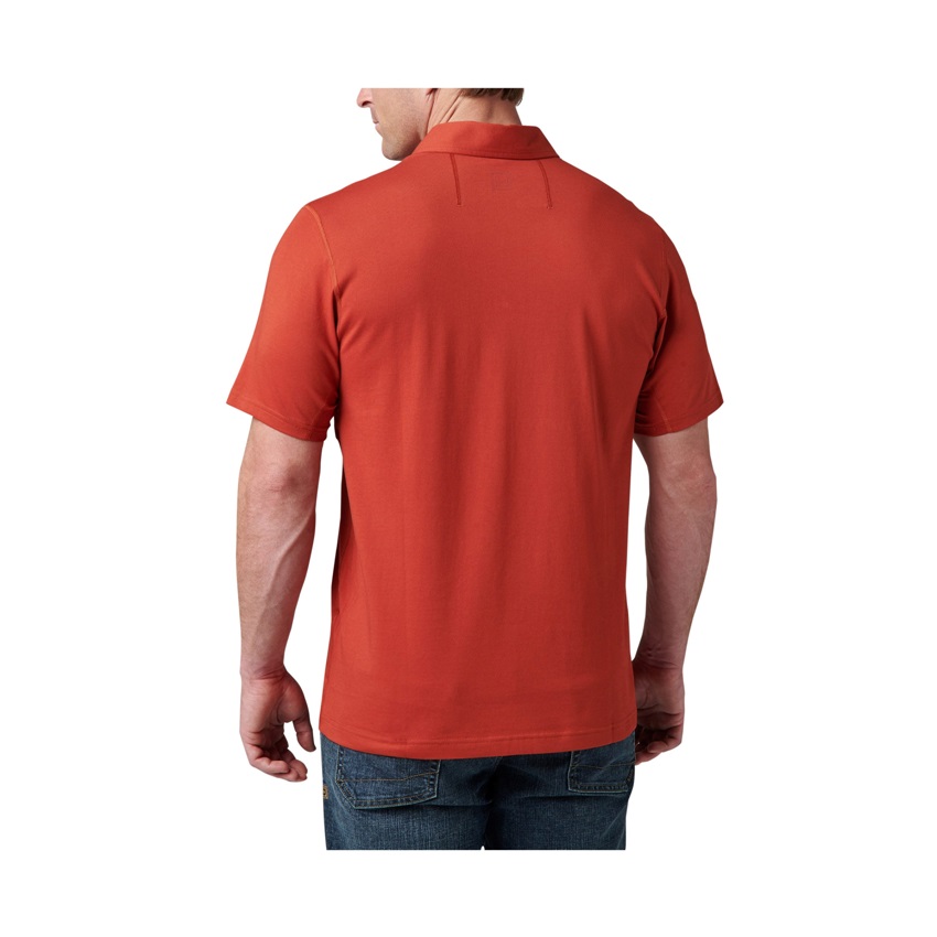 Μπλούζα Κοντομάνικη Polo Archer Crest (Red Ochre) της 5.11 Tactical FIV80379 trazeras|FIV80379
