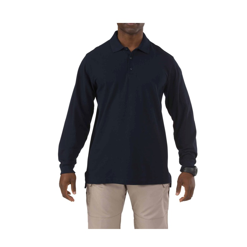Μπλούζα Μακρυμάνικη Utility Long Sleeve Polo (Dark Navy) της 5.11 Tactical FIV80397 trazeras|FIV80397