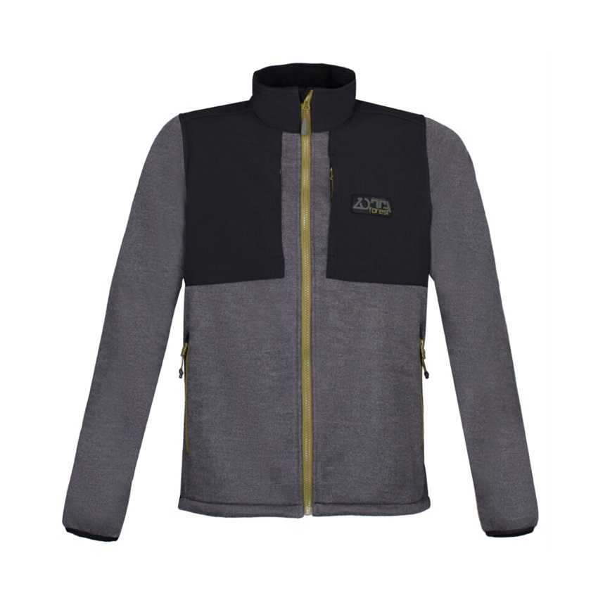 Μάλλινη Ζακέτα Fleece Auckland 0208 (Caviar Black) της Zotta Forest GOR77364 trazeras|GOR77364