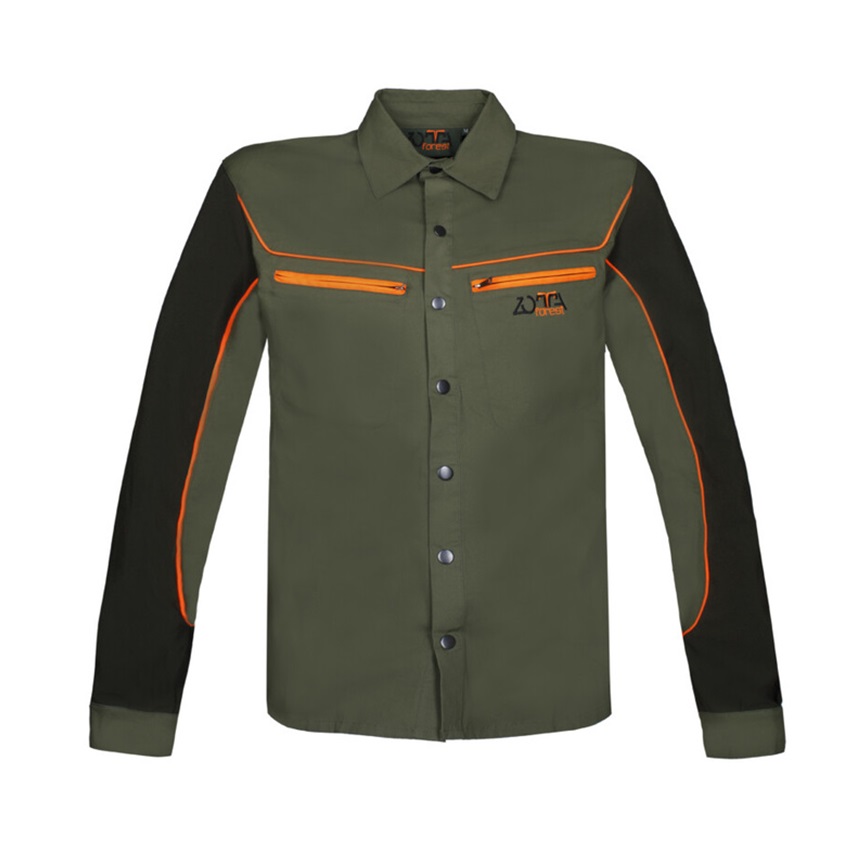 Ελαστικό Βαμβακερό Πουκάμισο Zambia B678 της Zotta Forest GOR77395 trazeras|GOR77395