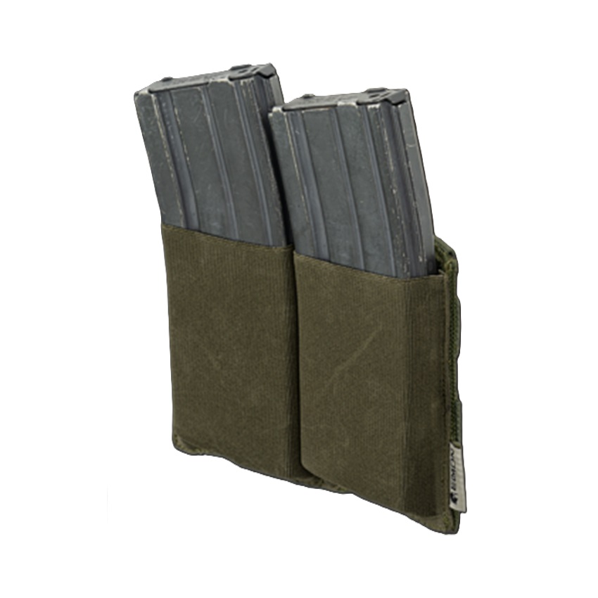 Διπλή Ελαστική Γεμιστηροθήκη M16 Elastic Double Magazine Pouch (Olive Green) της Elmon ELM80830 trazeras|ELM80830
