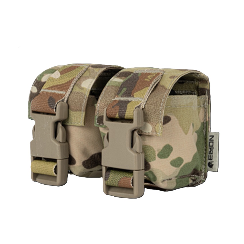 Διπλή Θήκη Χειροβομβίδας Double Grenade Pouch (Multicam) της Elmon ELM80904 trazeras|ELM80904