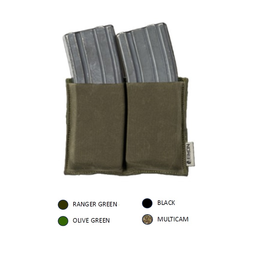 Διπλή Ελαστική Γεμιστηροθήκη M16 Elastic Double Magazine Pouch (Olive Green) της Elmon ELM80830 trazeras|ELM80830
