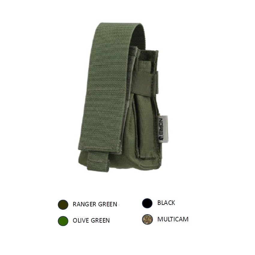 Μονή Γεμιστηροθήκη για 2 Γεμιστήρες AK47 Twin Mag Pouch (4 Χρώματα) της Elmon ELM80837 trazeras|ELM80837