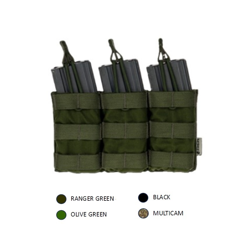 Τριπλή Γεμιστηροθήκη M16 Triple Magazine Pouch (4 Χρώματα) της Elmon ELM80826 trazeras|ELM80826